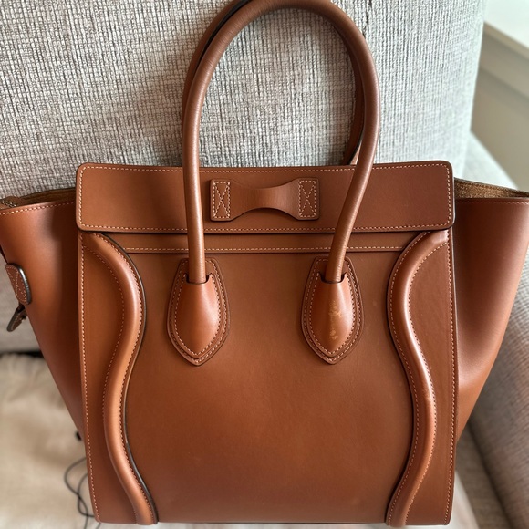Celine Micro Luggage in Tan - Picture 2 of 5